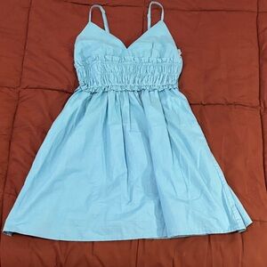 Sky Blue Kids Casual Dress